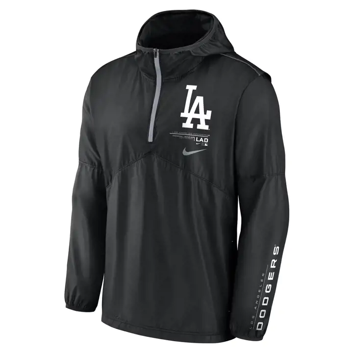 Veste de match de nuit MLB Los Angeles Dodgers BLK