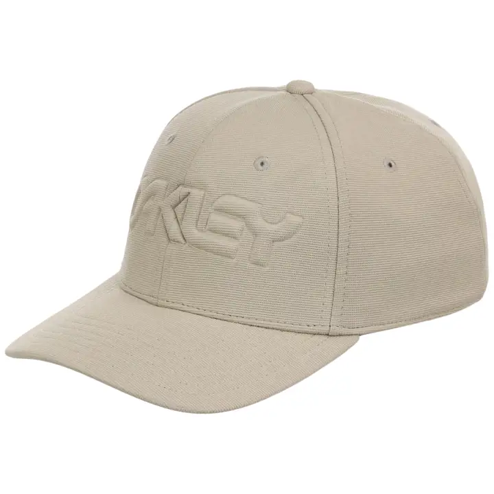 Casquette Oakley 6 panneaux stretch gaufrée kha