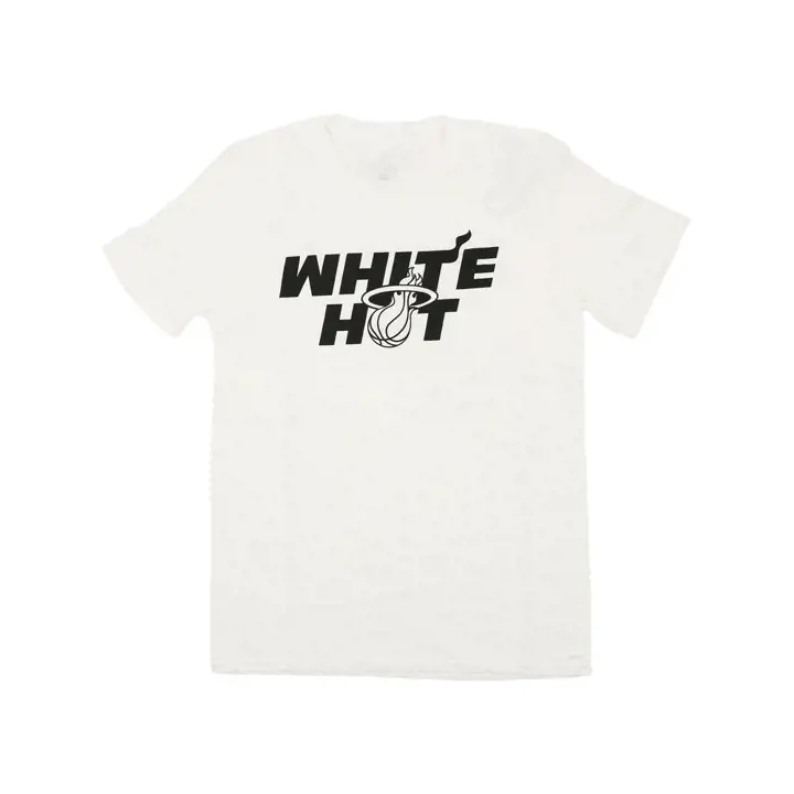 T-shirt rival HEAT NBA blanc