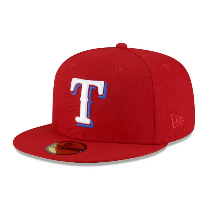 Texas Rangers MLB VFTV 59FIFTY ROUGE/ROUGE/VERT