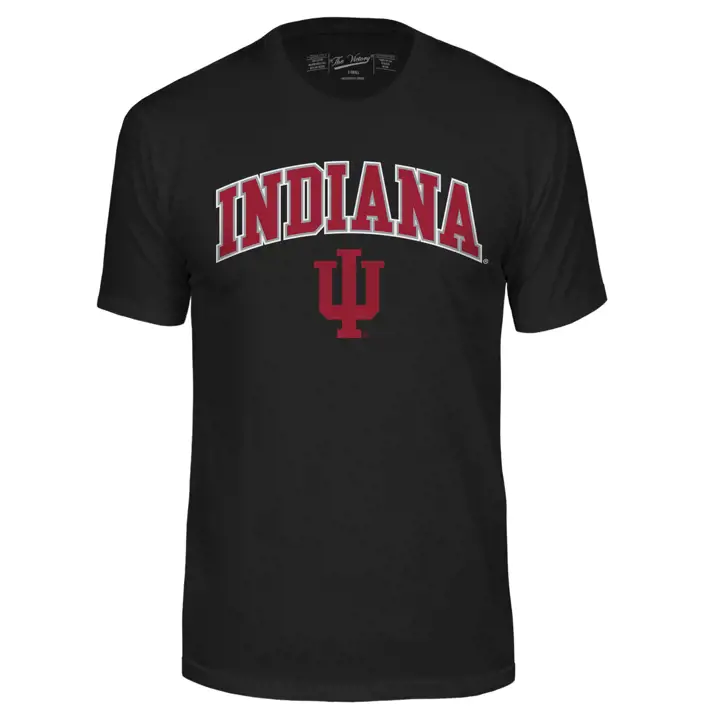 T-shirt noir taille moyenne NCAA Indiana Hoosiers 2F