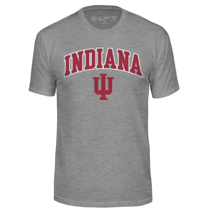 T-shirt taille moyenne Indiana Hoosiers 2F NCAA gris