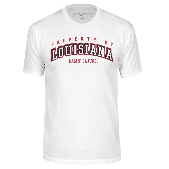 T-shirt universitaire « Property Of » Ragin' Cajuns de Louisiane à Lafayette