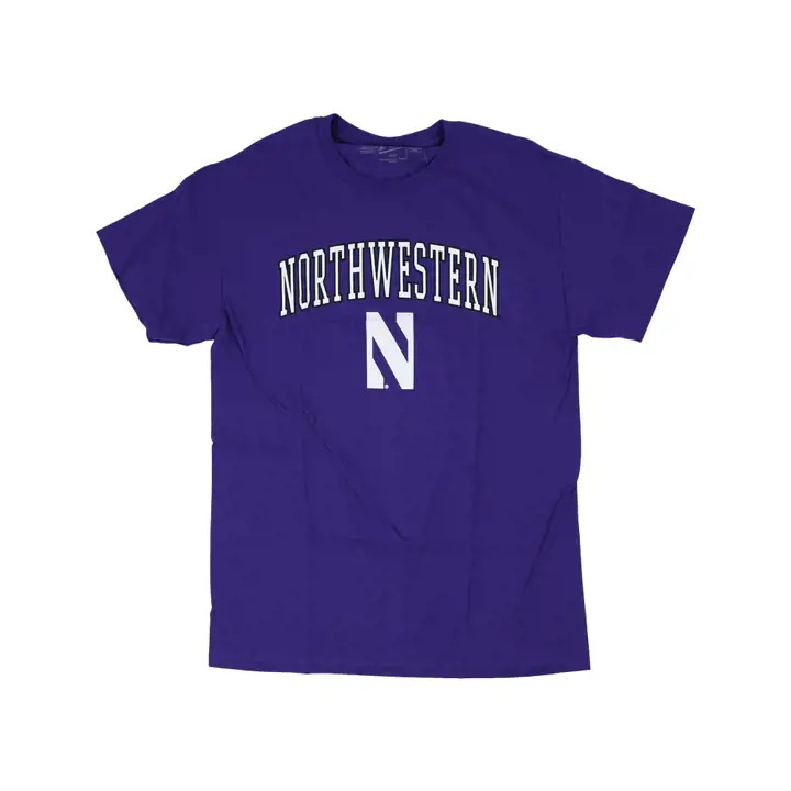 T-shirt avec slogan Northwestern Wildcats 2F NCAA violet