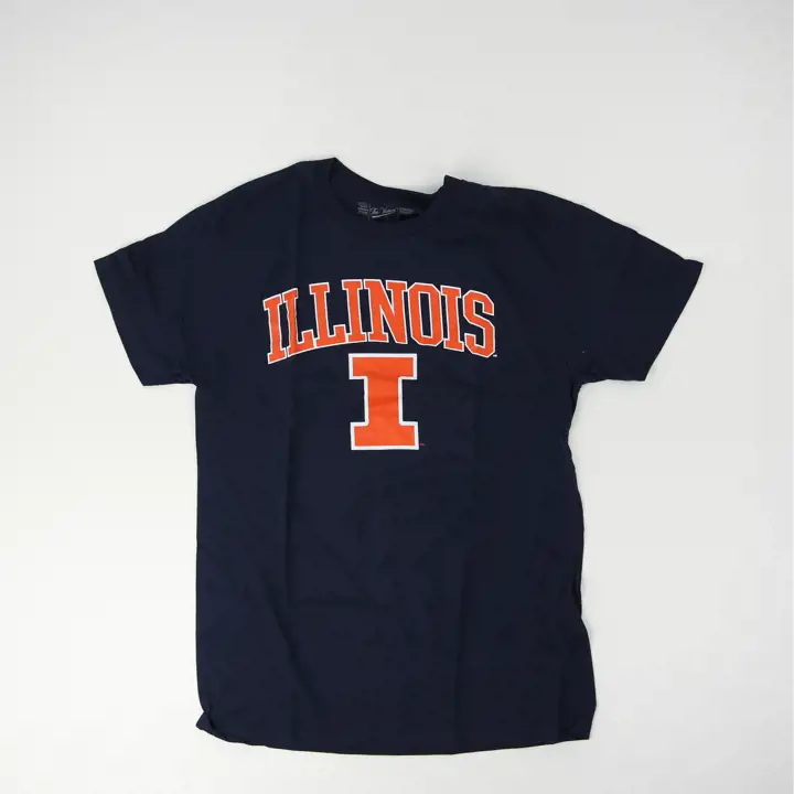 T-shirt mi-saison marine Illinois Fighting Illini 2F NCAA