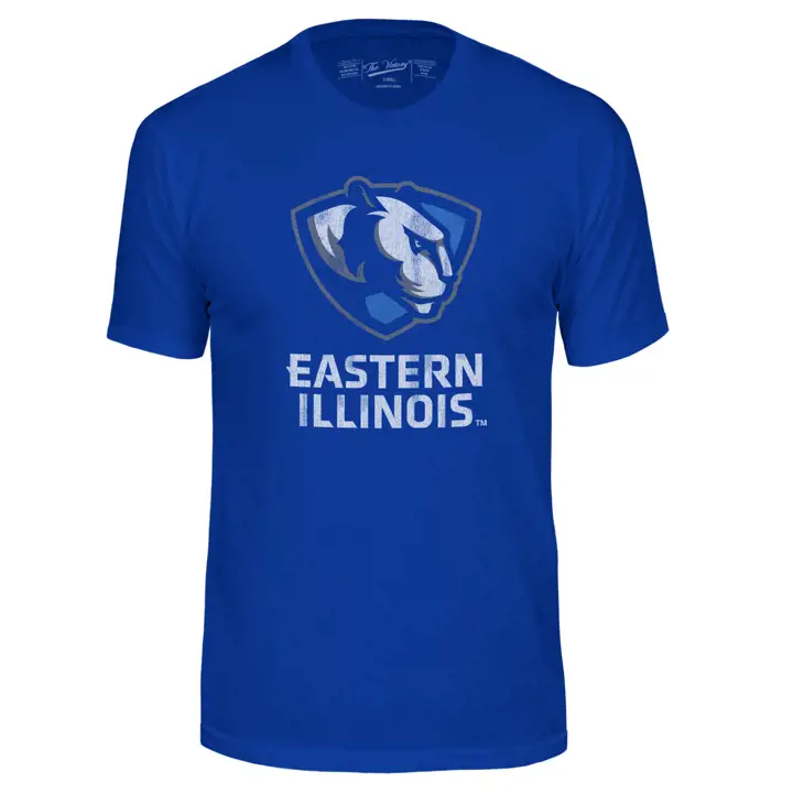 T-shirt bleu avec grand logo NCAA Eastern Illinois Panthers