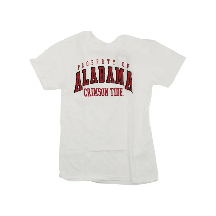 T-Shirt Alabama Crimson Tide 2F NCAA Property Of blanc