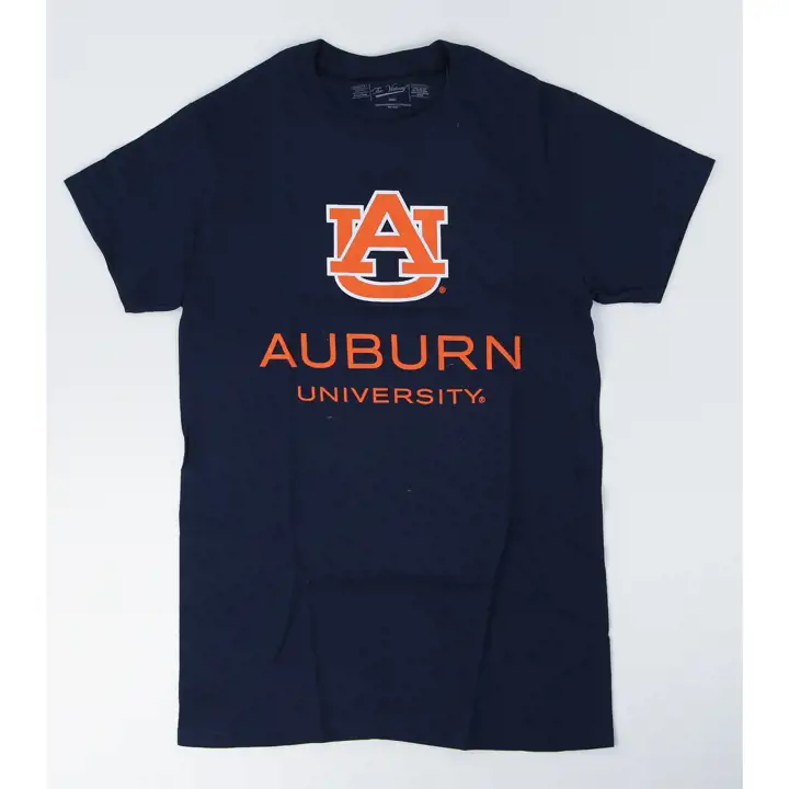 Auburn Tigers 2F NCAA University Of T-Shirt Marine