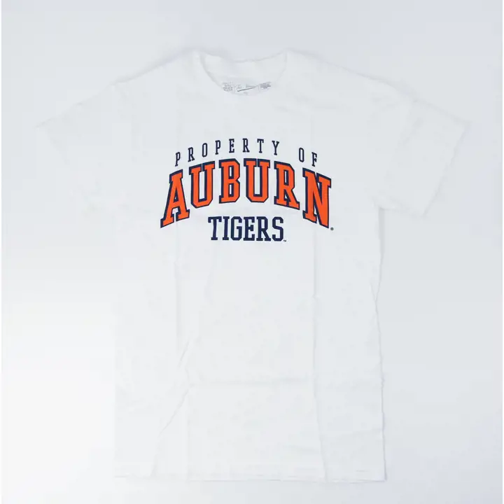 T-shirt blanc « Property Of NCAA 2F Auburn Tigers »