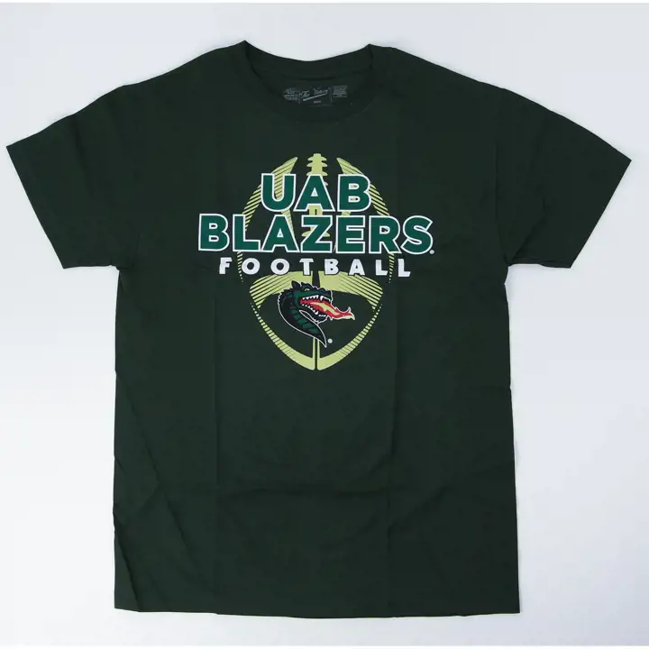 T-shirt icône football NCAA Université d'Alabama Birmingham 2F
