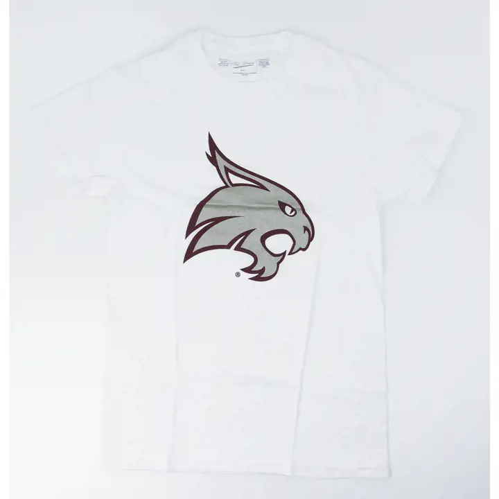 T-shirt NCAA à Grand Logo Texas State 2F BLC