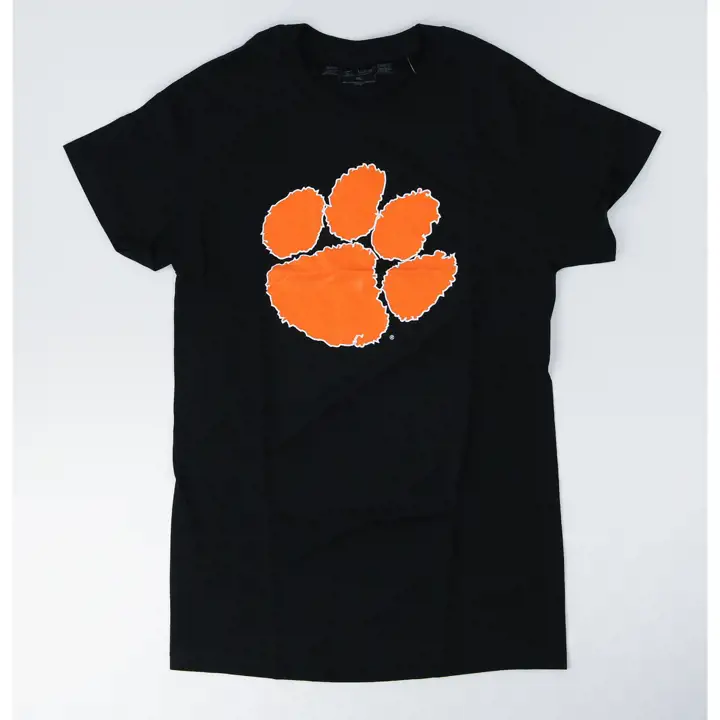 T-shirt à grand logo 2F NCAA Clemson Tigers noir