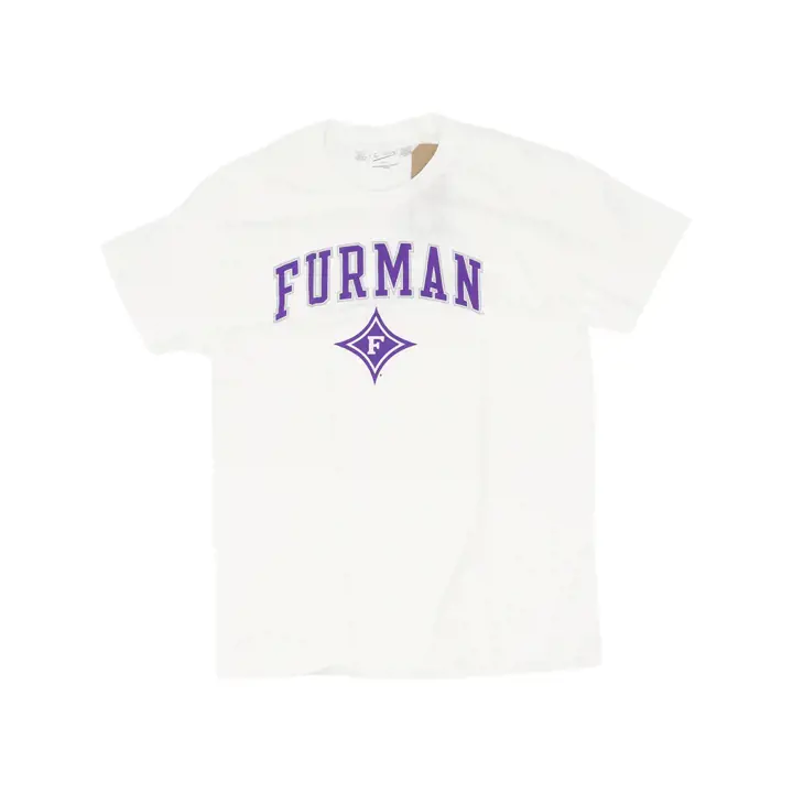 T-shirt Logo intermédiaire NCAA Furman 2F blanc