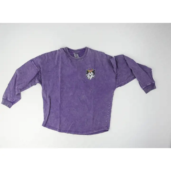 Pull Femme Washington Huskies NCAA effet délavé 22 pur