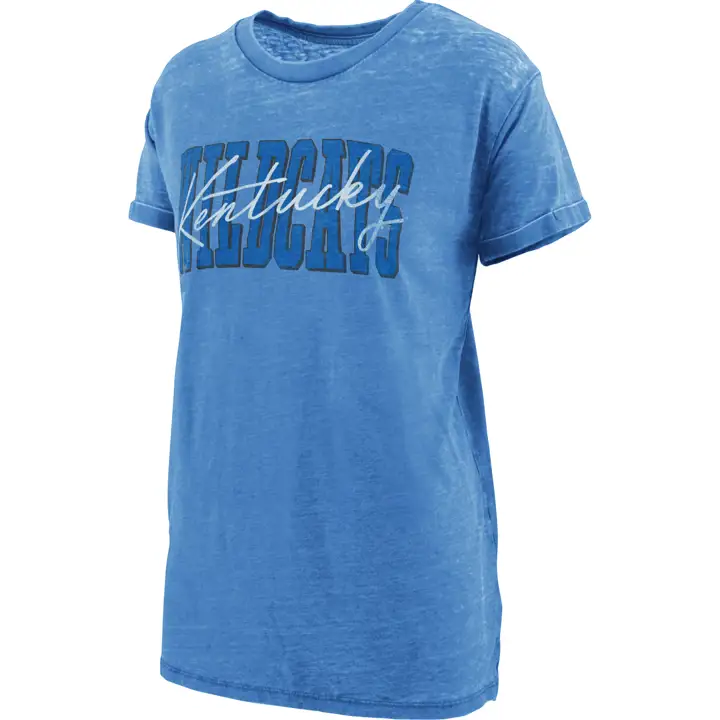 T-Shirt ample vintage NCAA pour femme Kentucky Wildcats 22