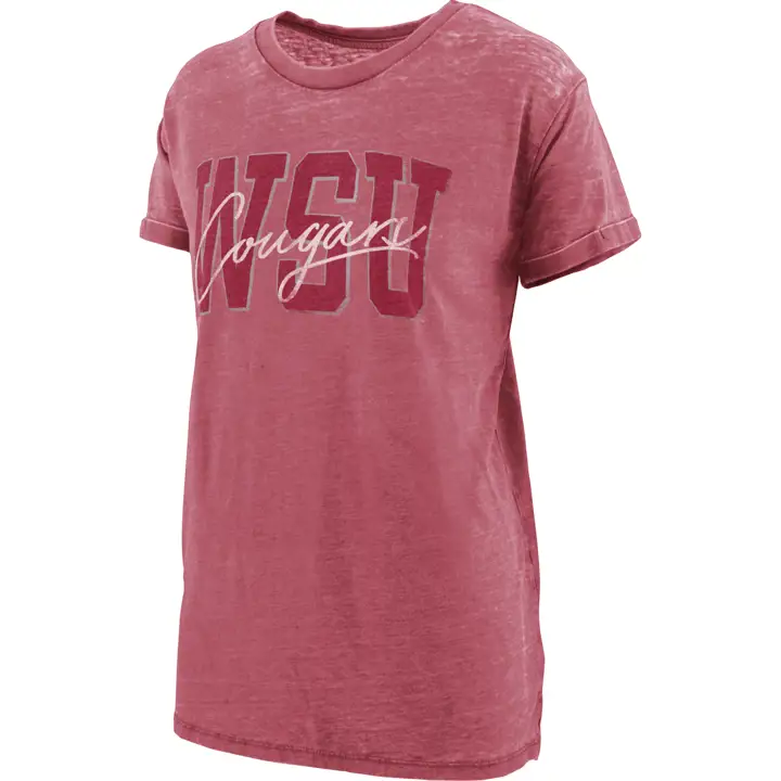 T-shirt vintage oversize NCAA pour femme - Washington State Cougars