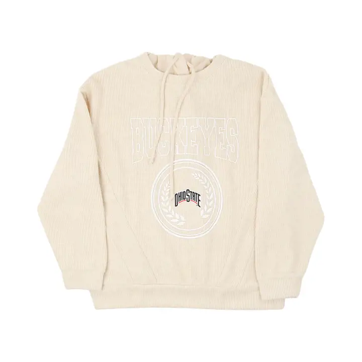 Pull côtelé femme Ohio State Buckeyes NCAA 22 Tan