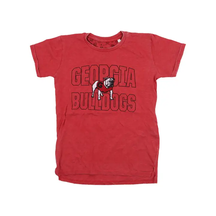 T-shirt ample vintage NCAA Georgia Bulldogs pour femme 22 R