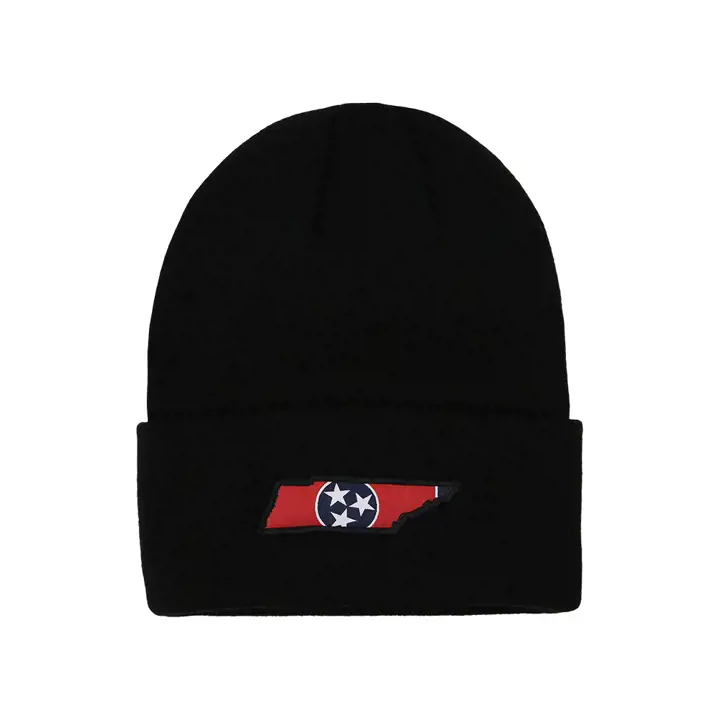 TENNESSEE State Flag Patch Tricot noir