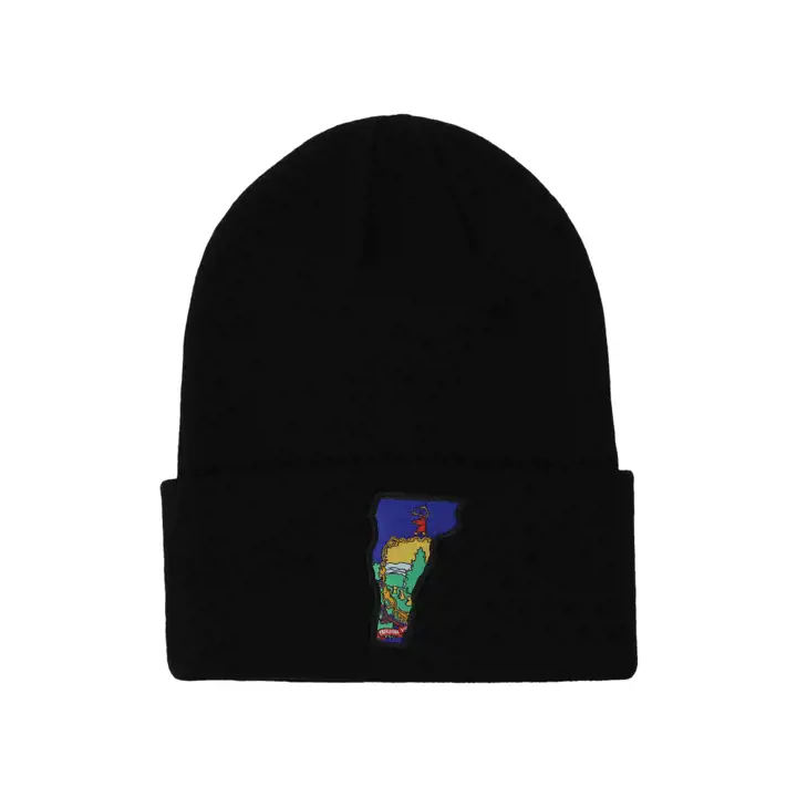 Écusson du drapeau de l'État du VERMONT Tricot noir