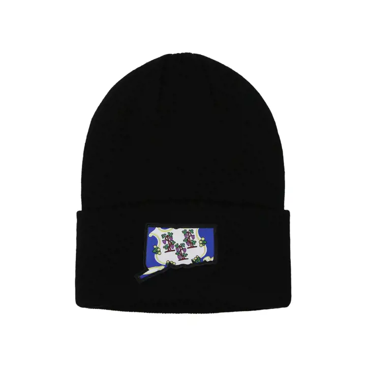 Écusson brodé drapeau du Connecticut blk