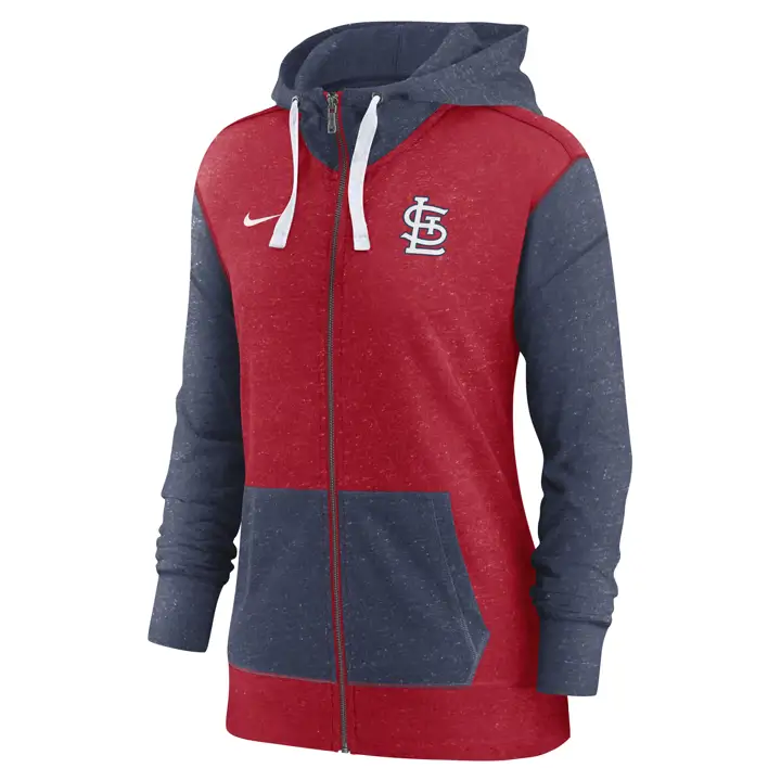 ST. LOUIS CARDINALS MLB W/LS Fz Gym Vntg Hoodie 23 rouge