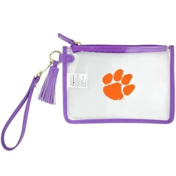 Pochette transparente Clemson Tigers