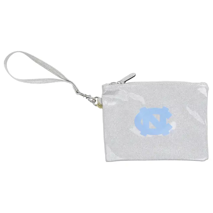 Trousse à accessoires à paillettes grand format North Carolina Tar Heels
