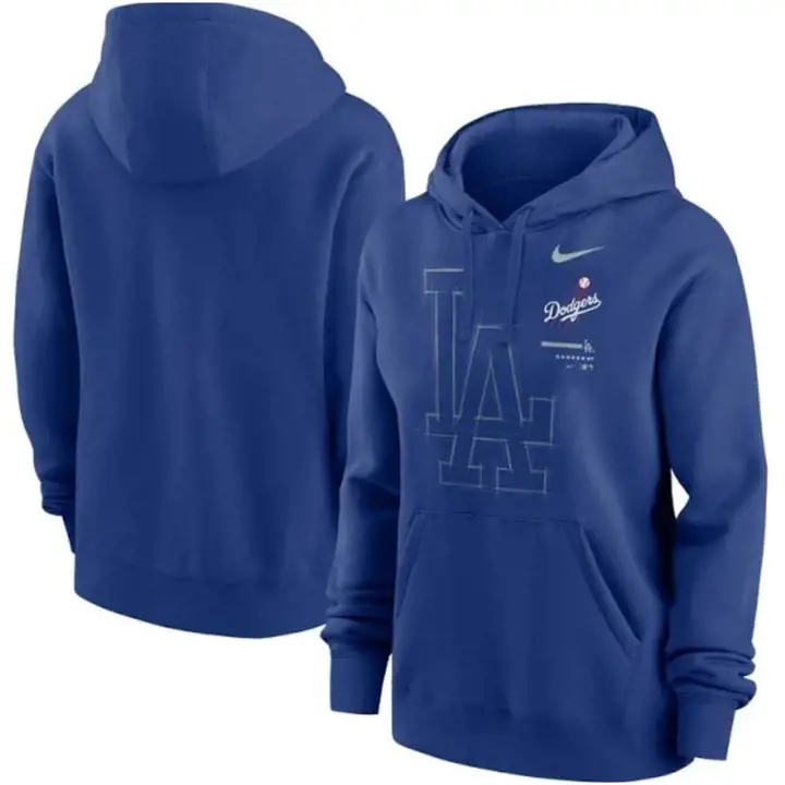 LOS ANGELES DODGERS MLB Sweat à capuche en molleton Nike Logo pour femme 23