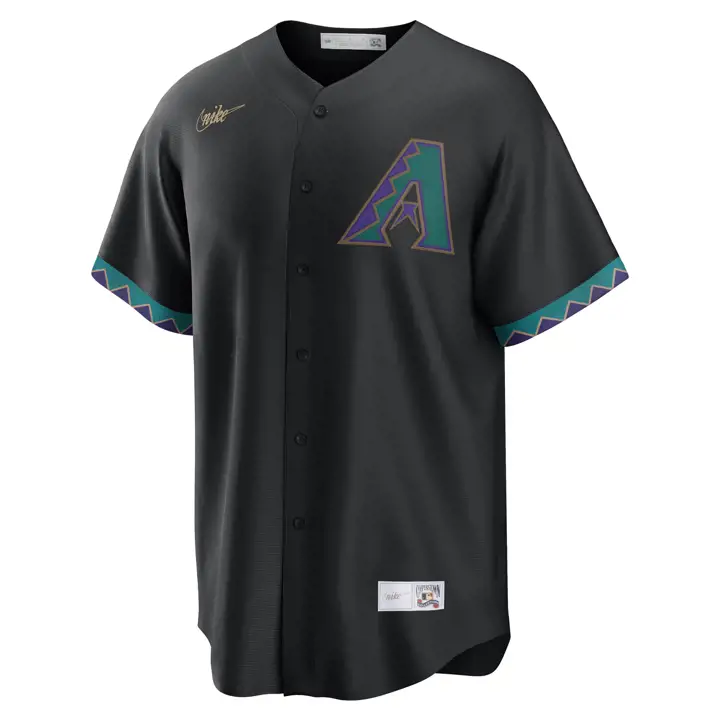 Maillot réplique Nike MLB DBacks Coop Player Randy Johnson blk