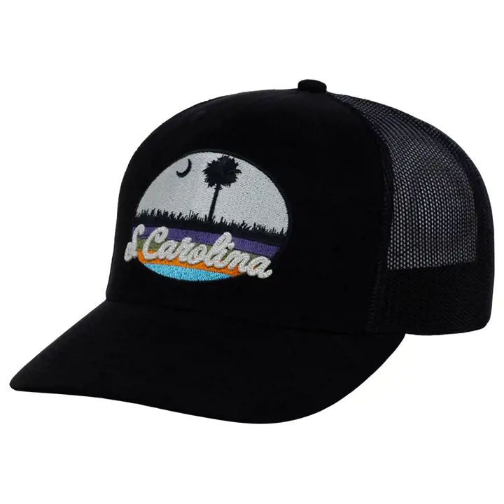 SOUTH CAROLINA Daim Rétro Vues noir