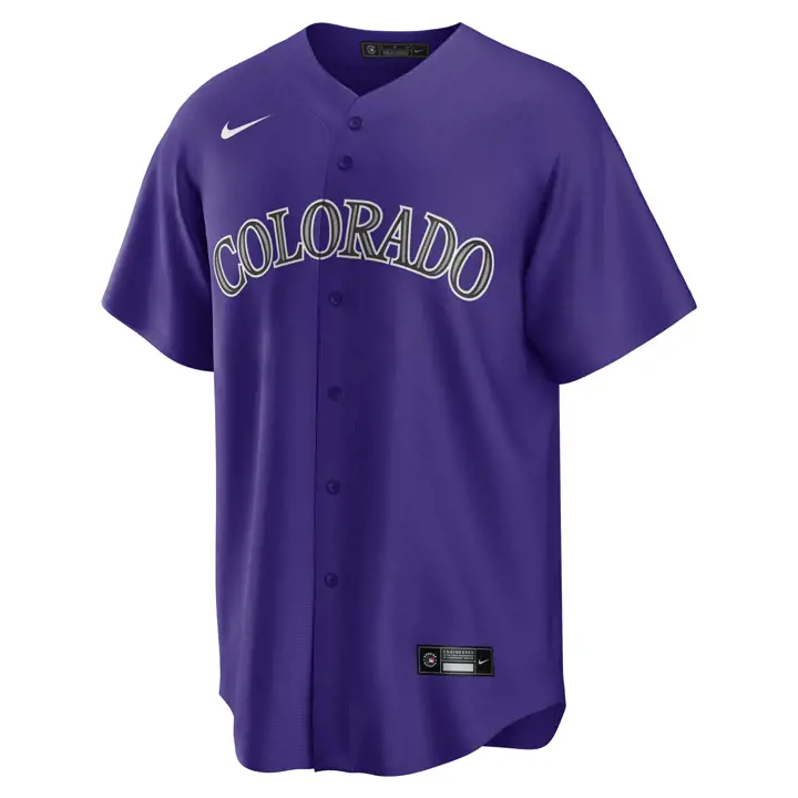 Maillot de joueur officiel MLB des Colorado Rockies Kris Bryant