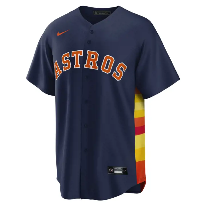 Maillot Réplique Officiel Joueur MLB Houston Astros Alex Bregman