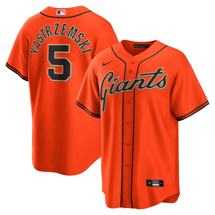 Maillot réplique officiel de joueur de la MLB des Giants de San Francisco Yast
