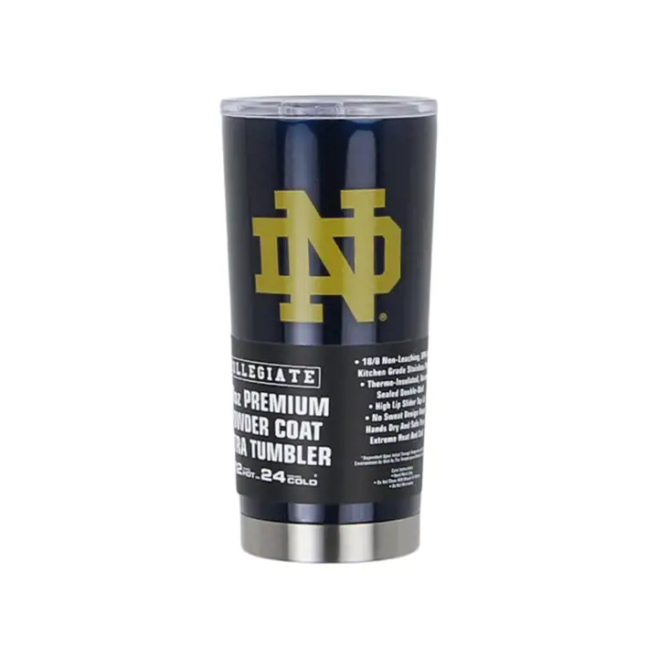 Gobelet isotherme en acier inoxydable Notre Dame Fighting Irish 20 oz Jour de match