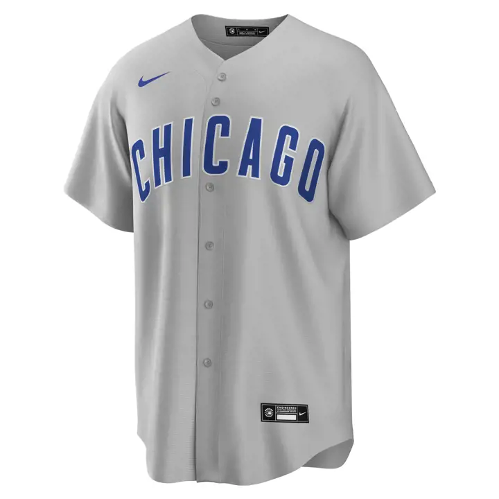 Maillot Replica Officiel Joueur MLB des Cubs Seiya Suzuki GRY