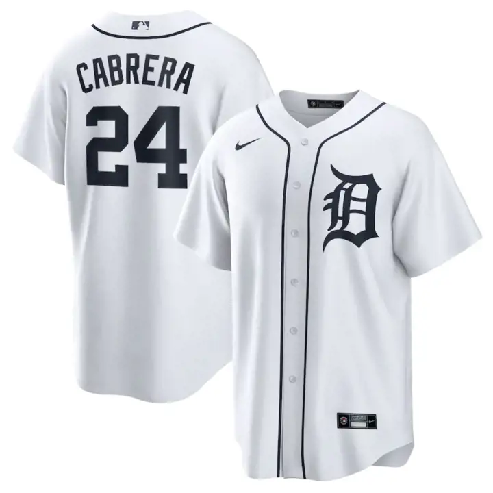 Maillot réplique officiel joueur MLB Detroit Tigers Miguel Cab