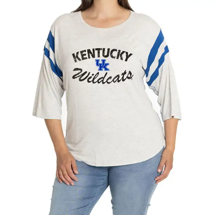 T-shirt Raglan Sabrina Kentucky Wildcats NCAA pour femme - Rbl