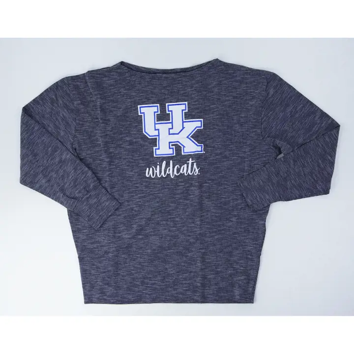 Tunique à manches longues Kentucky Wildcats NCAA Lainey pour femme - Bleu marine