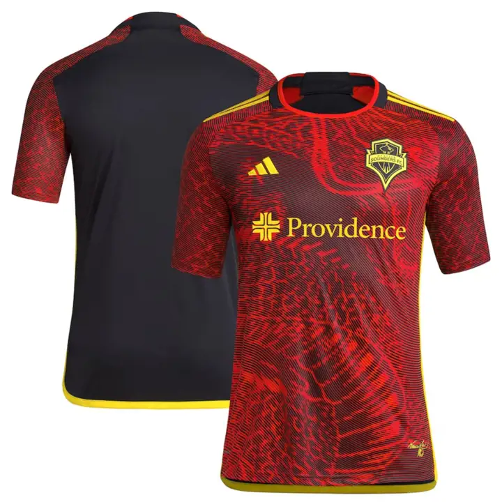 Maillot Replica Secondaire Rouge MLS Seattle Sounders