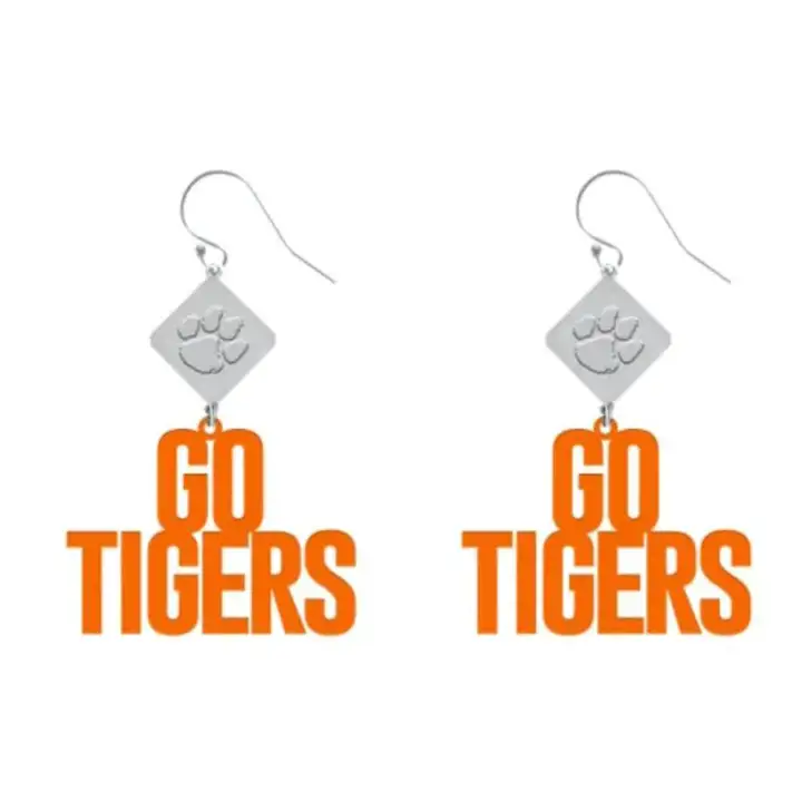 Boucles d'oreilles Betsy Clemson Tigers