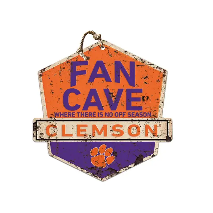 Panneau Décoratif Tigres de Clemson - Caverne de Fan