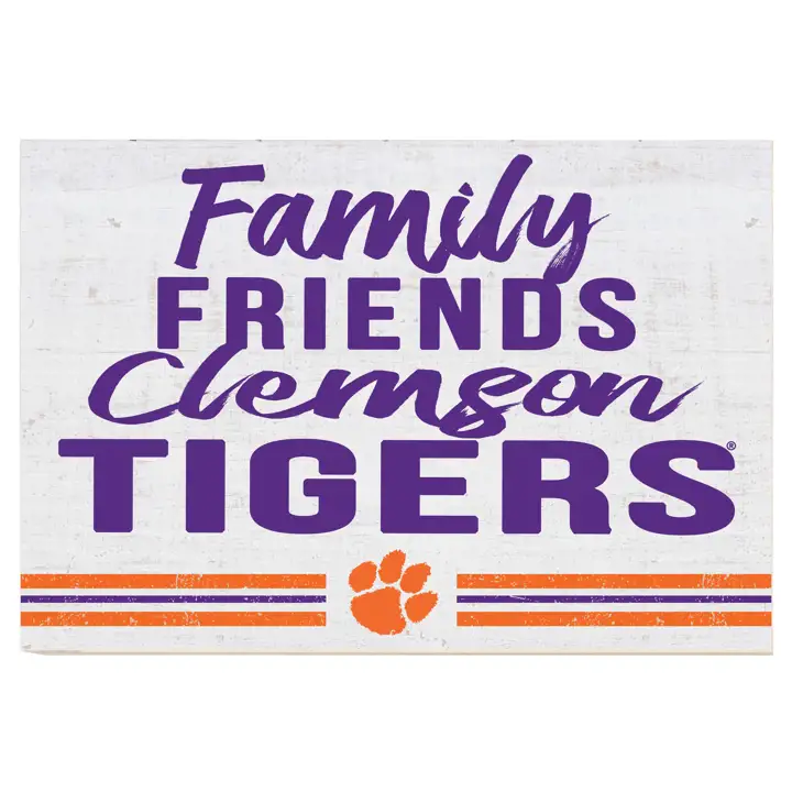 Clemson Tigers 34x23 Panneaux d'affichage familial