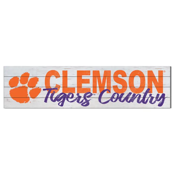 Panneau de pays de l'école des Tigres de Clemson ast