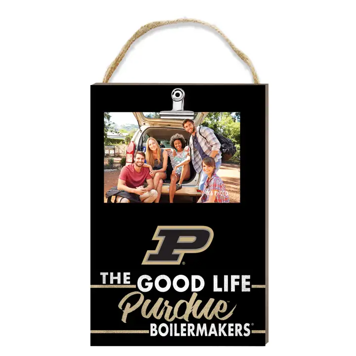 "Plaque à clip Purdue Boilermakers 8x12 \"The Good Life\""
