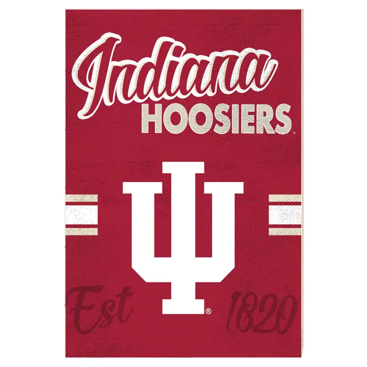 Panneau de la mascotte des Indiana Hoosiers