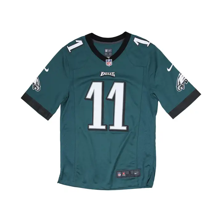 Maillot de match NFL EAGLES AJ Brown sarcelle