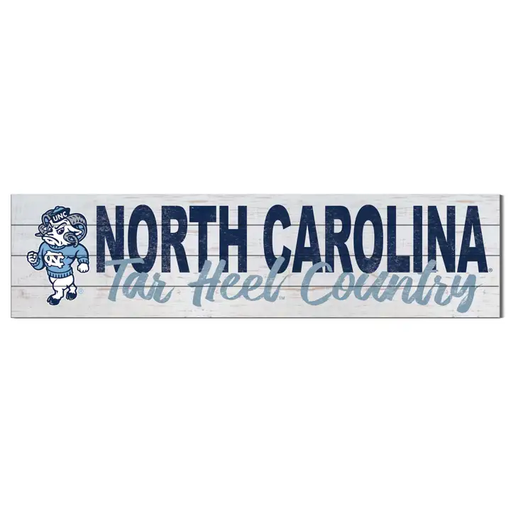 Panneau de signalisation « North Carolina Tar Heels School Country »