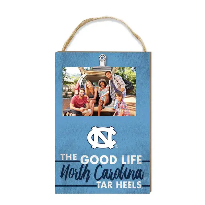 "Plaque à pince North Carolina Tar Heels 8x12 \"The Good Life\""