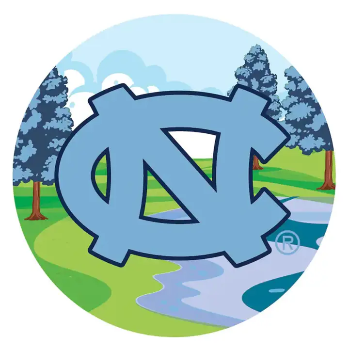 "Cercle paysager Tar Heels de Caroline du Nord - 12 po ast"